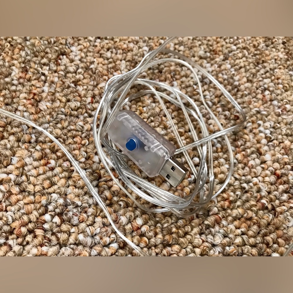 Multi Color Multi Function Light Curtain USB Plug 120” Wide Each Strand 40” Long - Picture 8 of 15